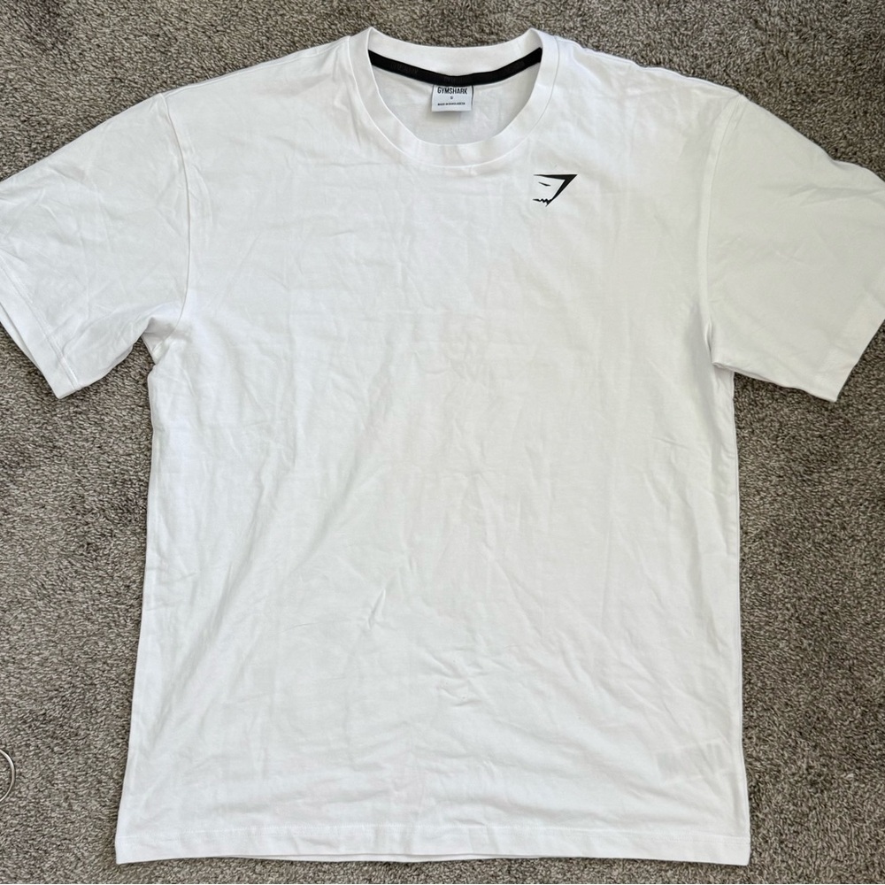 NWOT Gymshark White Essential Oversized T-Shirt, Men’s Small